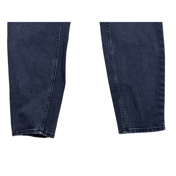 HM Womens High Waisted Skinny Jeans Faded Black Size 18 Tapered Leg Denim - Picture 10 of 13